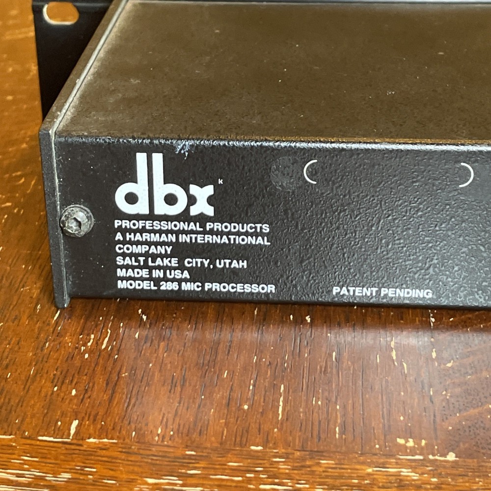 DBX 286 Microphone Processor - Untested, Assumed For Parts/Repair