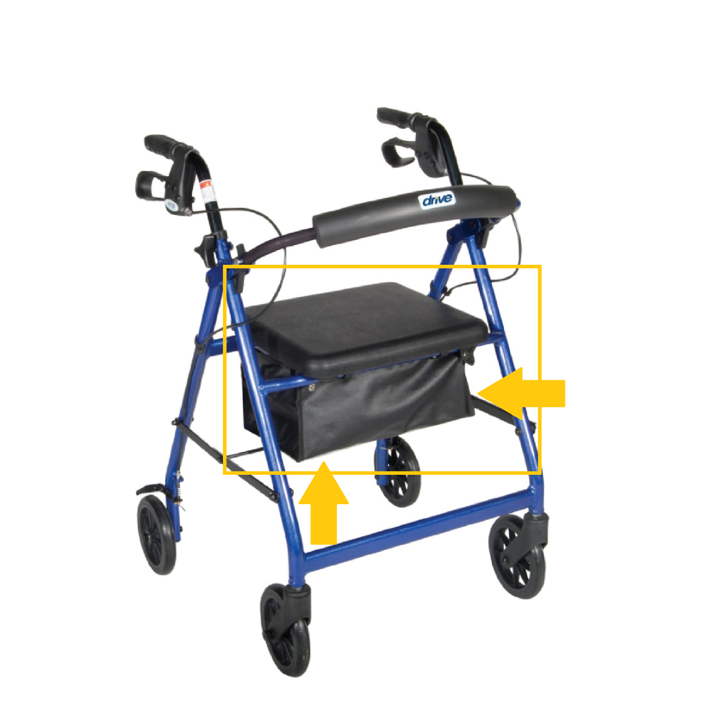 REPLACEMENT TOTE BAG ROLLATOR DRIVE MEDICAL