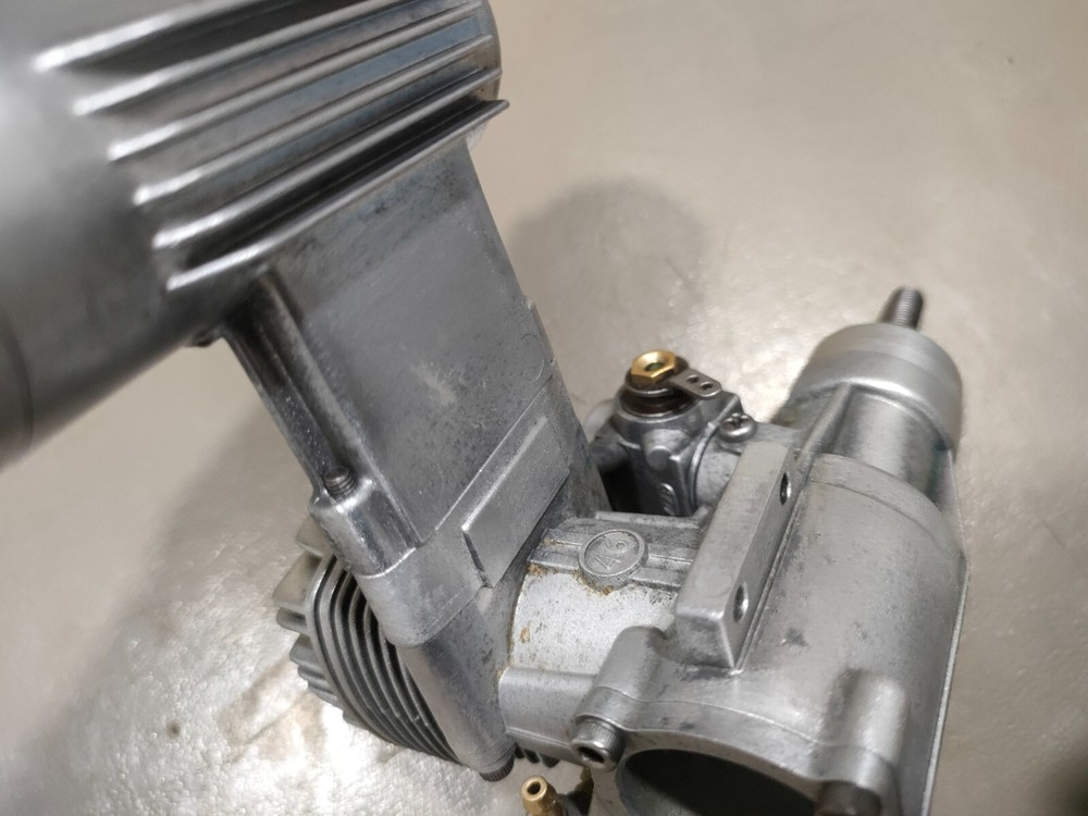 OS Max 46 FX Nitro Airplane Engine 2-Stroke. Tight Compression. OS Engine 46FX