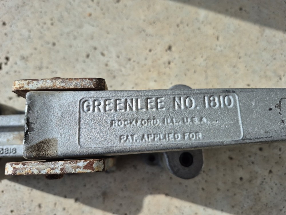 Greenlee 1810 1/2” Offset Bender EMT Conduit Pipe Bending Tool