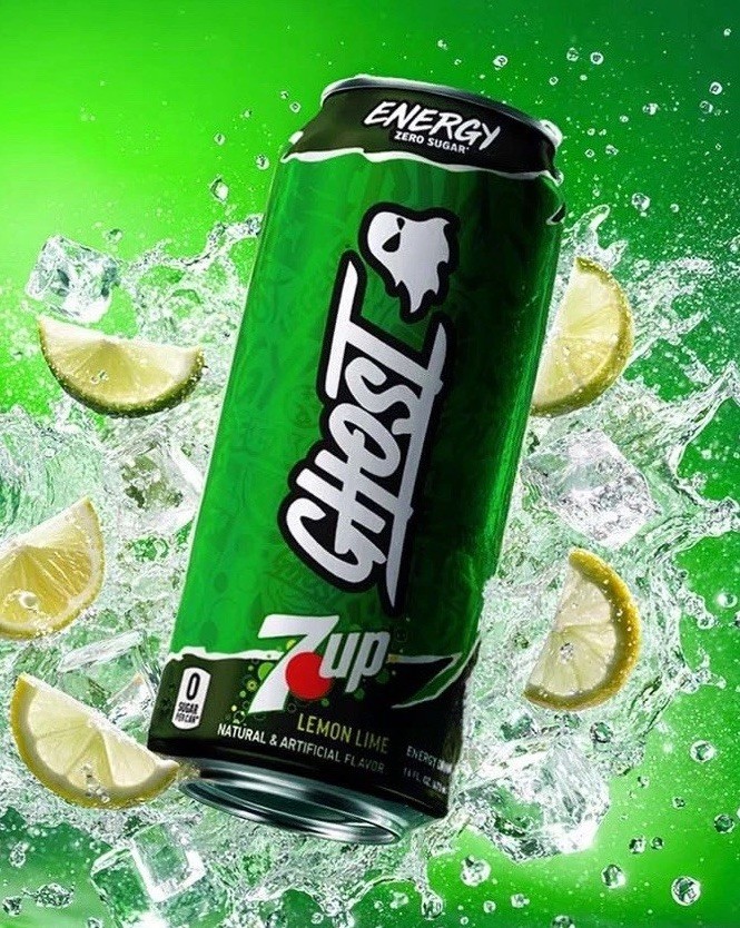 GHOST 7UP LEMON LIME ENERGY - Limited Edition - Priced 👍👍