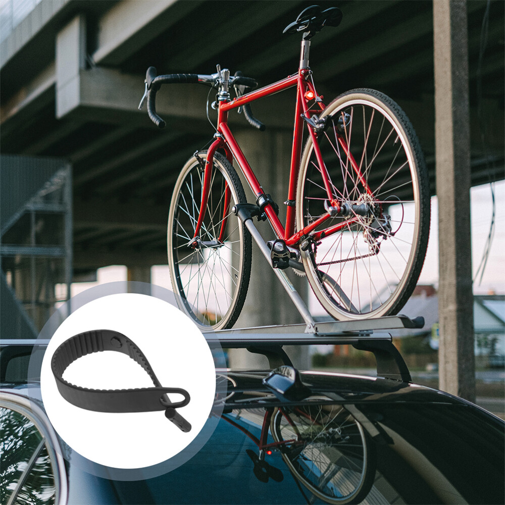 2PCS Bike Fastening Rubber Strap Cycling Fixed Strap Multi-use Rubber Strap