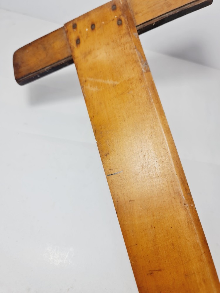 Vintage Wooden T-Square 23" Drafting Tool