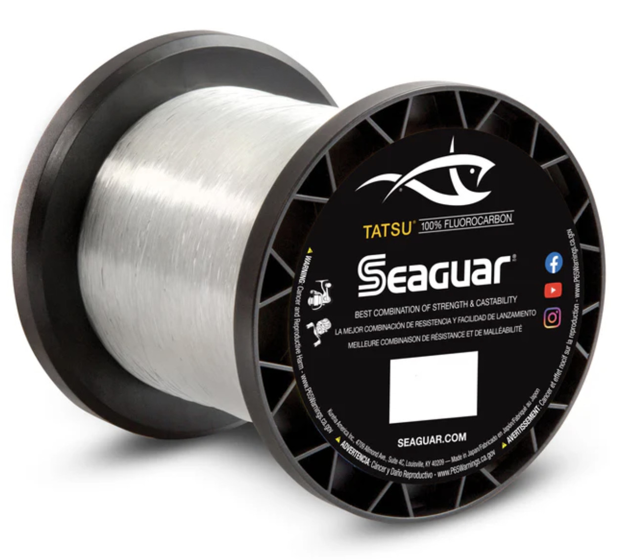 Seaguar Tatsu 100% Fluorocarbon Main Line 1000yd