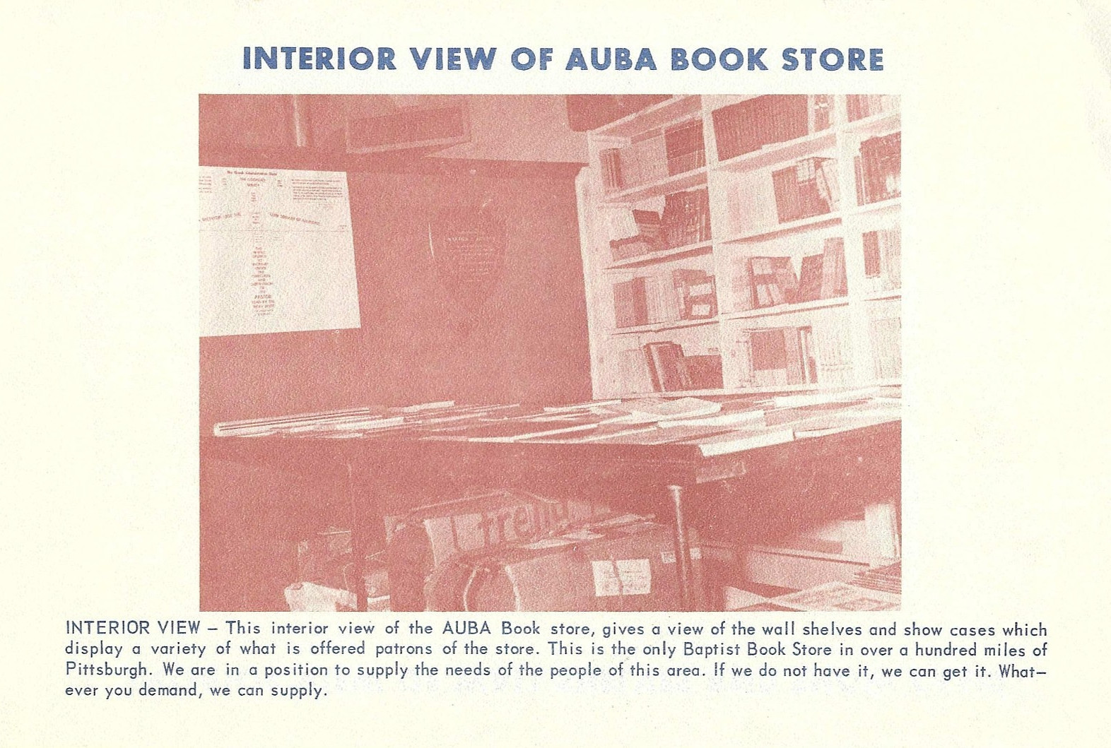 1960s AUBA~Allegheny Union Baptist Assoc.~African American Circular~Pittsburgh