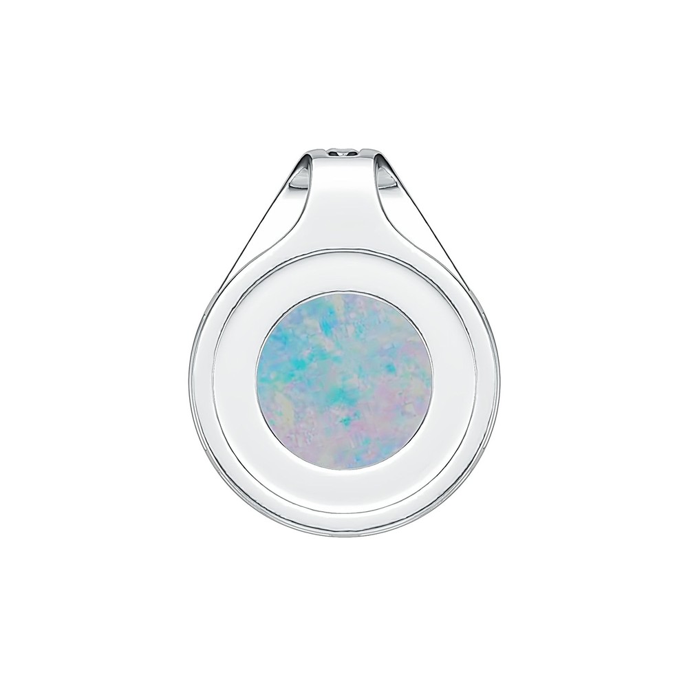 Sterling Silver Semi Mount Pendant Setting Round RD 10x10mm
