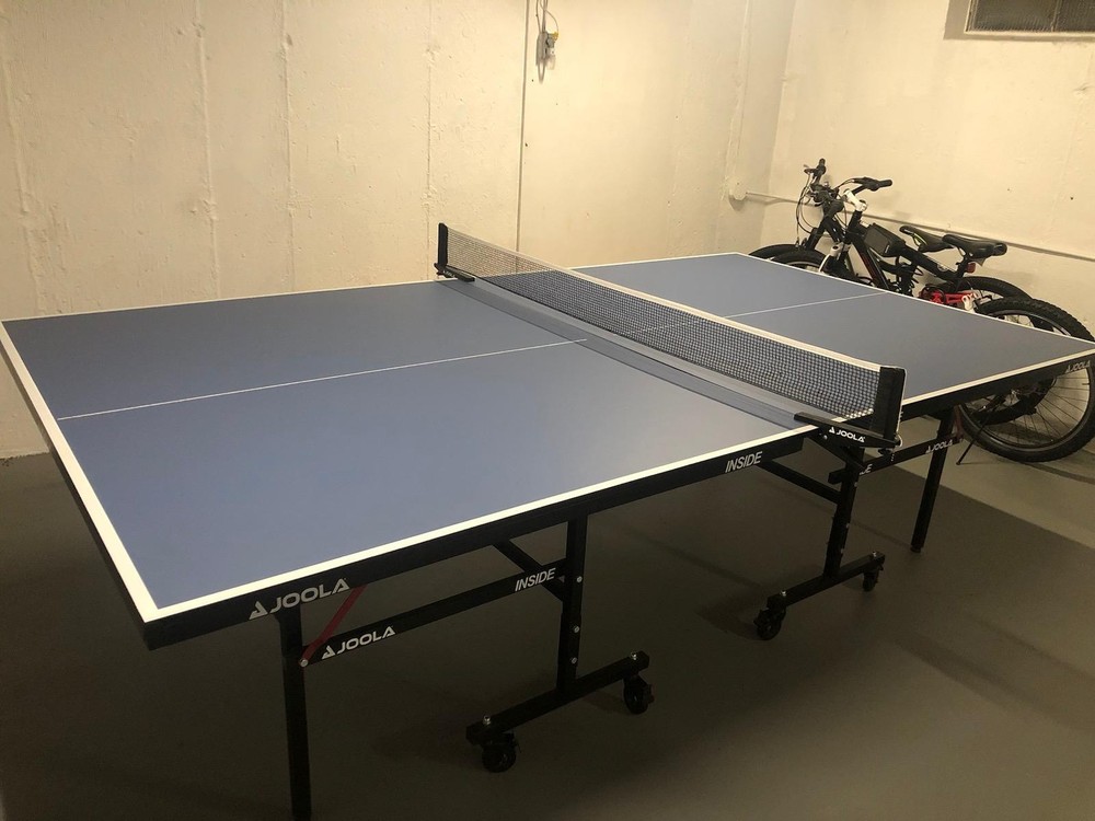 JOOLA Inside Professional MDF Indoor Ping Pong Table with Quick Clamp Table T...