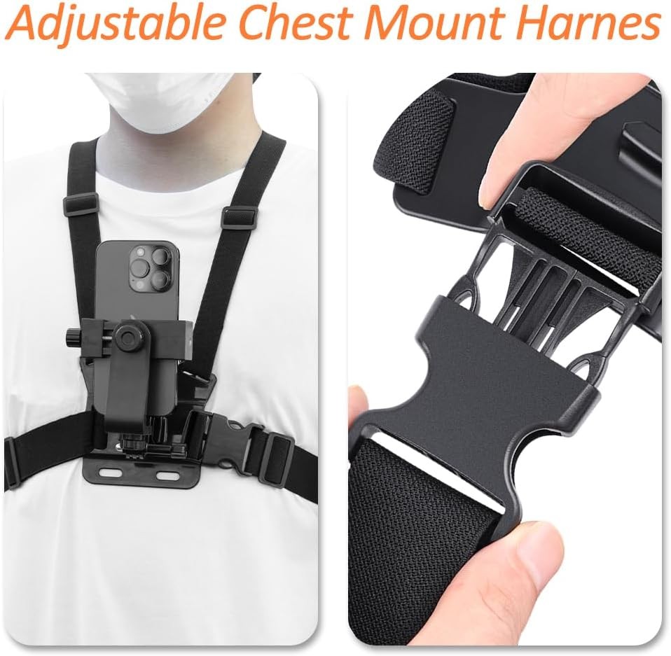 Action Camera Accessories Kit with Mounts
