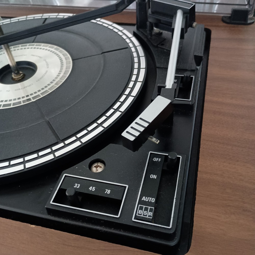 Vintage BSR Automatic 3-Speed Turntable Record Changer Model 0933