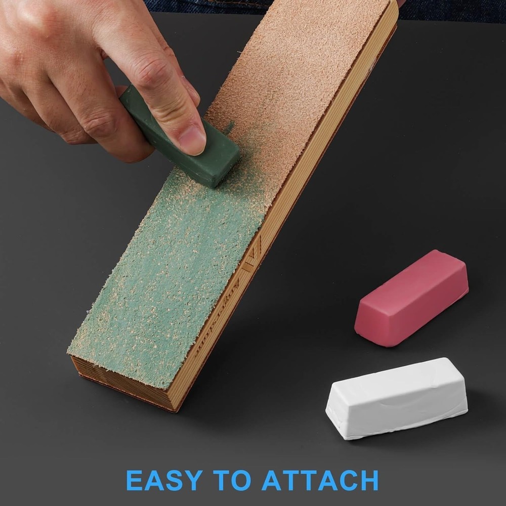 Metal Polishing Compound Kit- Stropping Compound for Leather Strop, Buffing