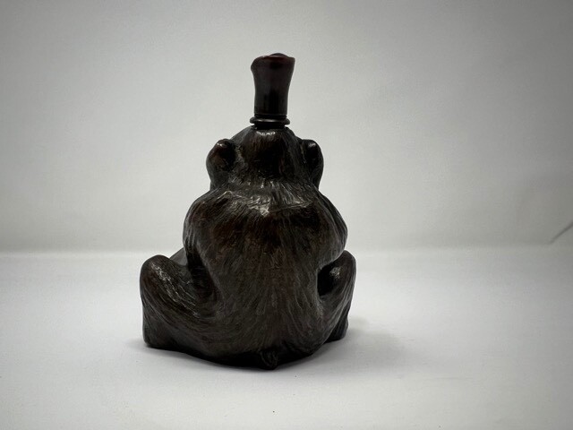 RONSON FIGURAL MONKEY OPENING CLAM STRIKER LIGHTER