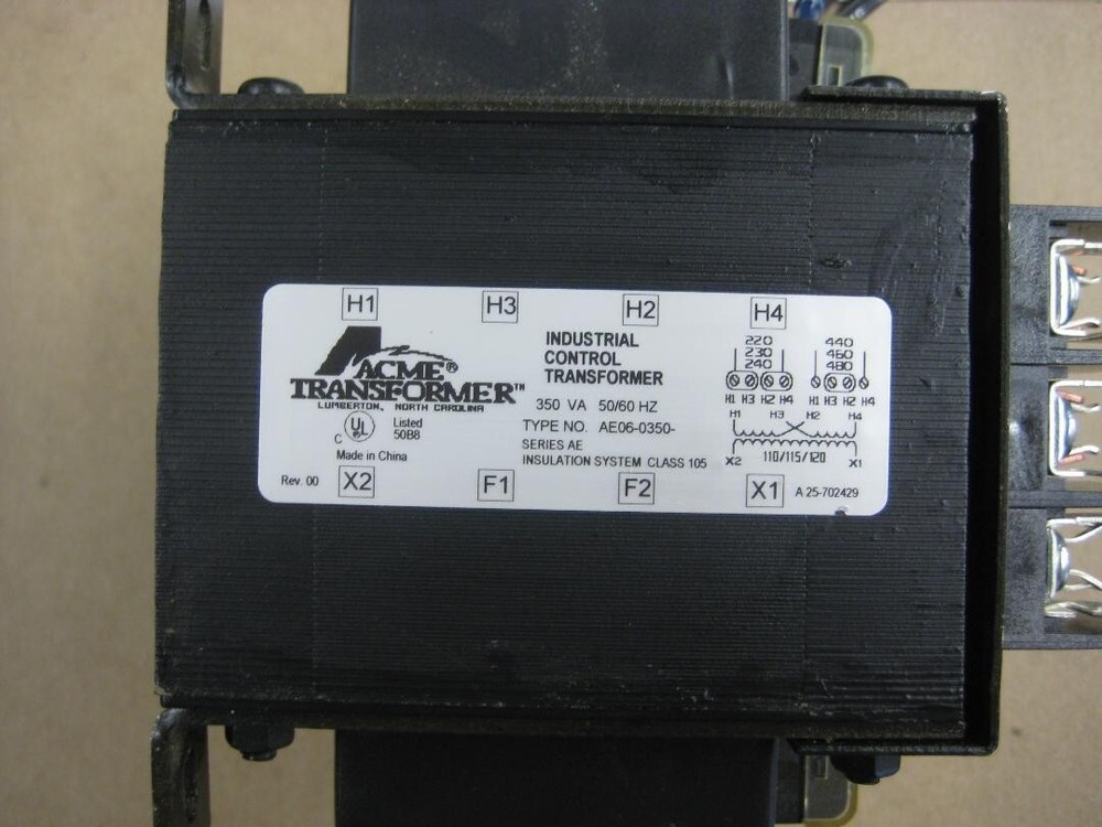 ACME INDUSTRIAL CONTROL TRANSFORMER AE06-0350