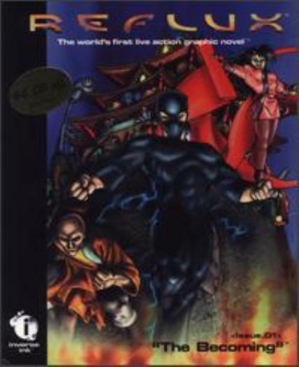Reflux 2 The Threshold PC CD live-action graphic novel comic book superhero game