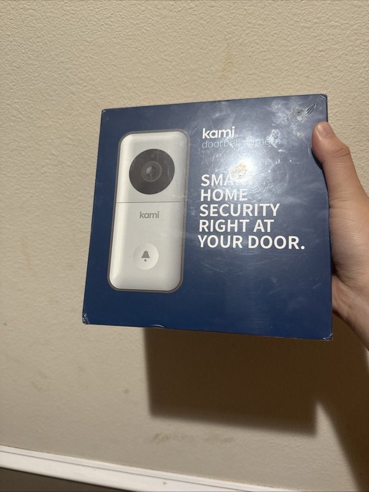 KAMI Wireless Smart Doorbell Camera - White