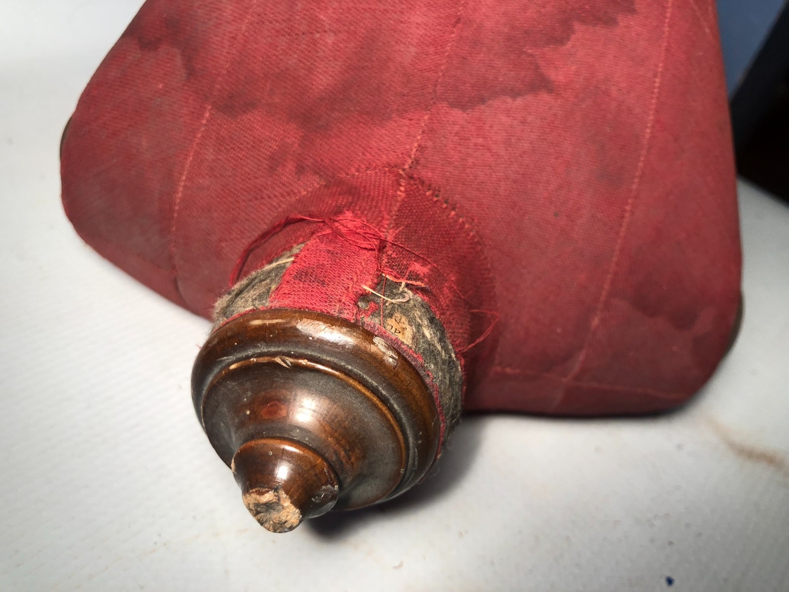 Antique Half Scale Miniature Mannequin Dress Form w Stand Counter Top