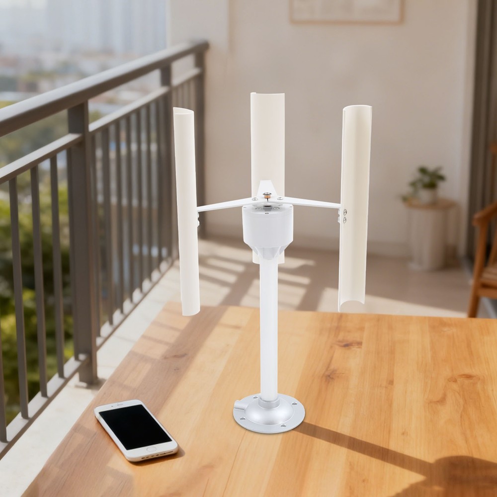 3-Phase Permanent Magnet Generator Vertical Axis Wind Turbine Teach Model US