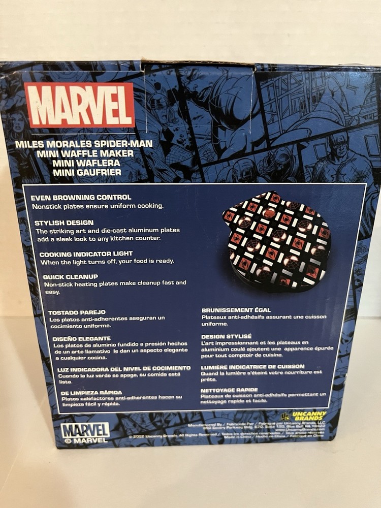 Miles Morales Spider Man Mini Waffle Maker