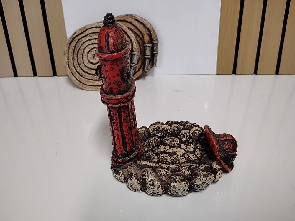 Firefighters Fire Hydrant With Fire Hat And Hose Coasters