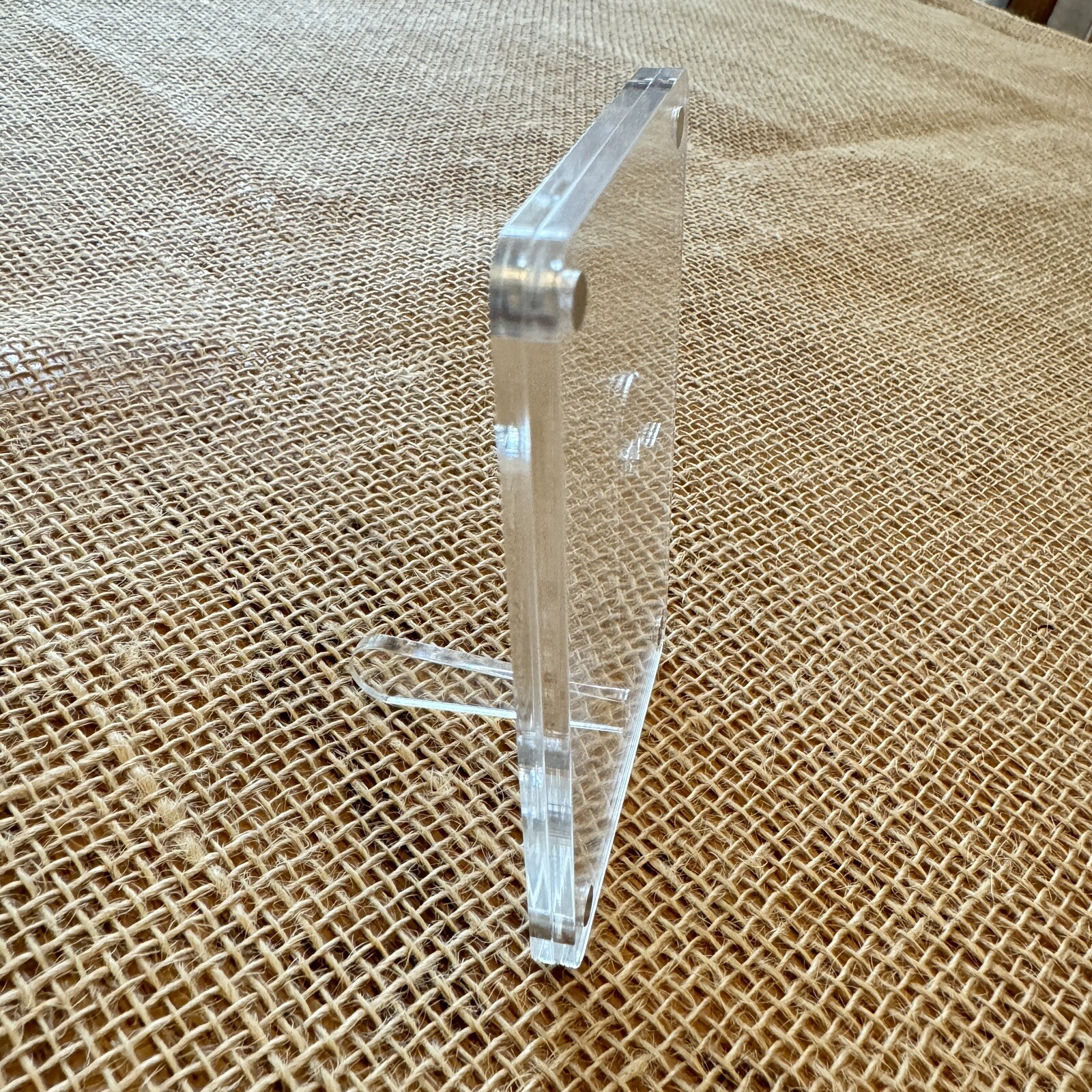 2 Pack - Instax Mini Acrylic Magnetic Picture Frame 2x3" Clear