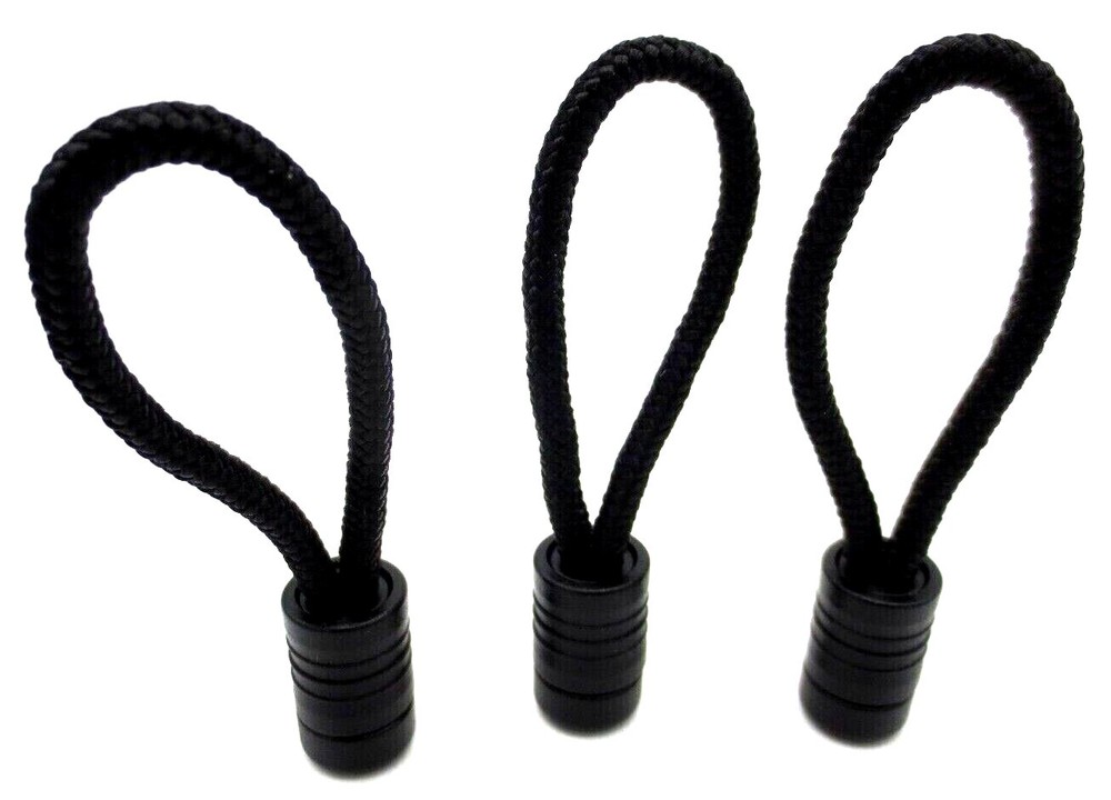 Zipper Pull Helper Zipper Leash Pull Tag Plastic End Cord Tab PREMIUM, 2" Long