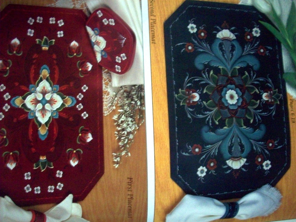 Rosemaling A Brush with Tradition painting instructions patterns