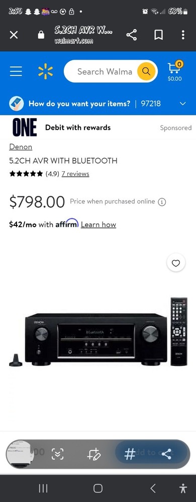 Denon & Bose home theater system