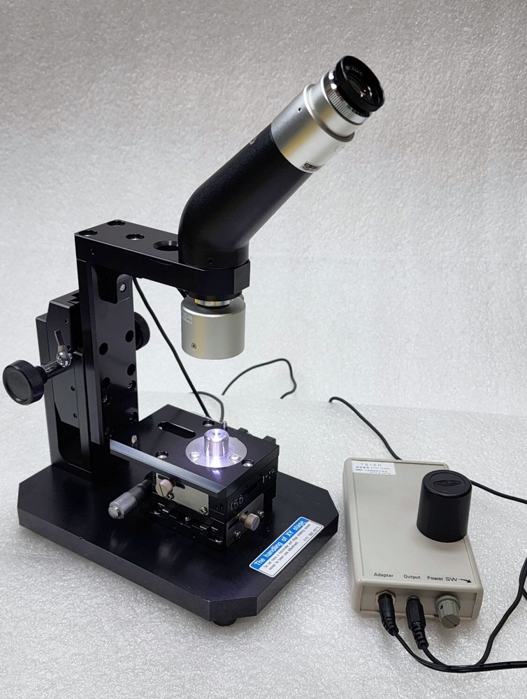 XY STAGE MICROSCOPE CUSTOM UNBRANDED
