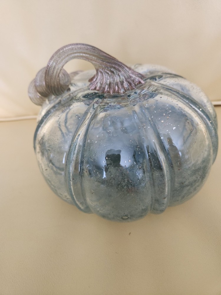 Handblown Glass Pumpkin