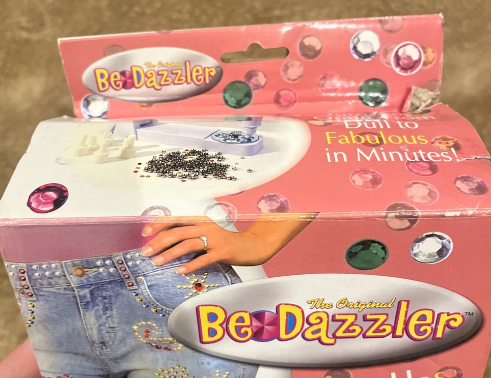 **Vintage**The Original Bedazzler Stud Rhinestone Setting Machine Kit Hand Tool