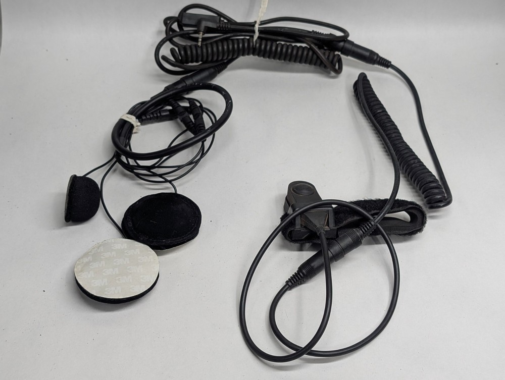 Helmet Headset Speaker Headphone Mic Microphone Motorcycle Intercom Push Button