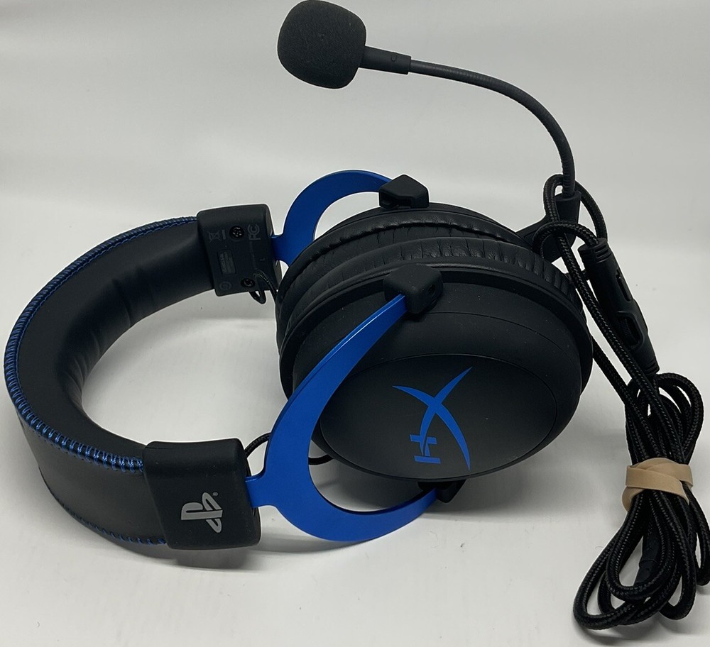 HyperX Cloud PlayStation Official PS4 Wired Stereo Gaming Headset, Untested