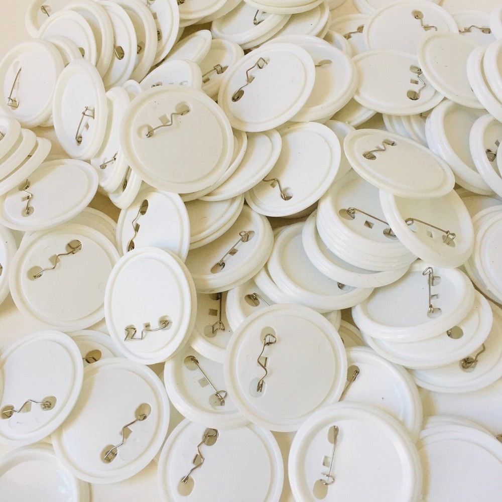 140pcs Blank Button Badge Part ( Bottom Only ) For Button Making DIY E1-29
