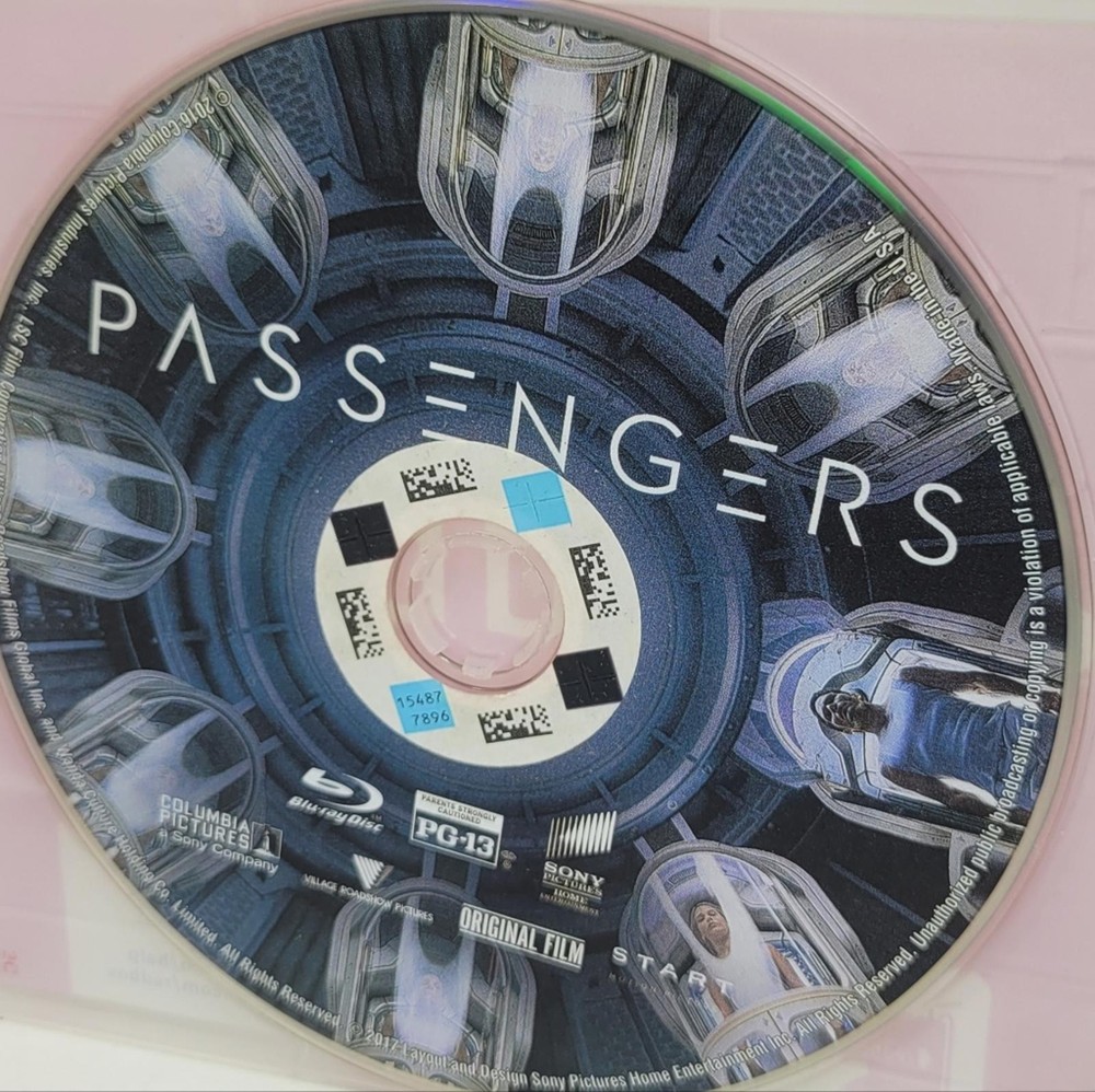 Passengers Blu-ray Disc
