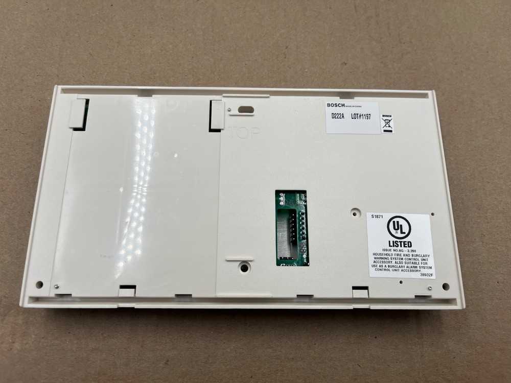 Radionics Bosch D222A LCD Alarm Keypad Alpha Command Center