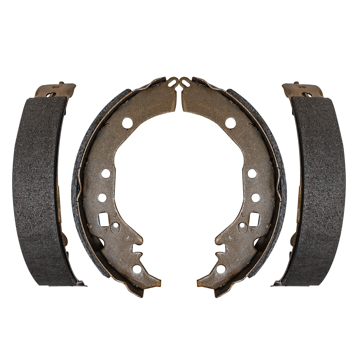 Front Ceramic Brake Pads + Rear Brake Shoes for 2012 - 2017 2018 Toyota Prius C