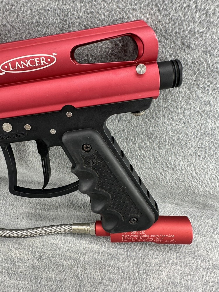 VIWLOADER VL - Lancer Paintball Marker Red Black UNTESTED M