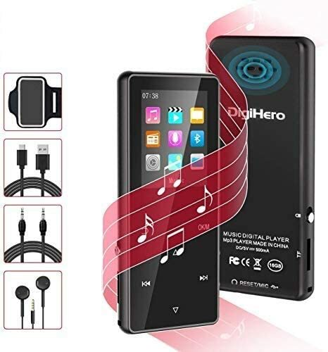 DIGIHERO MP3 PLAYER WITH BLUETOOTH DIGITAL MUSIC PLAYER