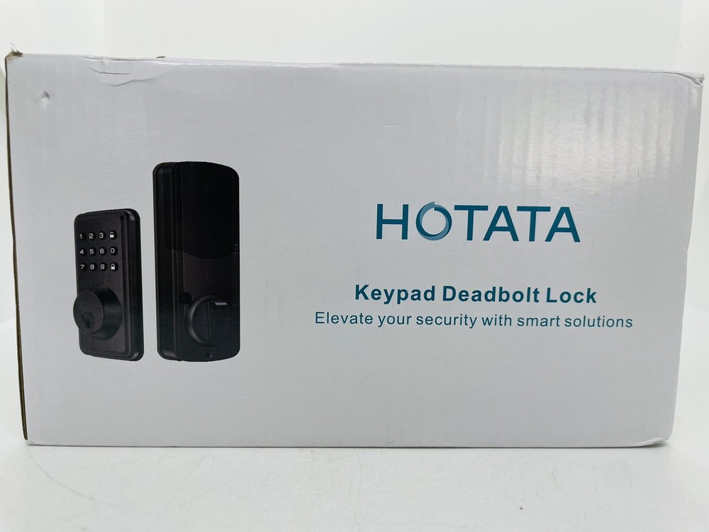 Keyless Entry Smart Door Lock 50Codes Keypad Deadbolt Lock Anti-Peeping Password