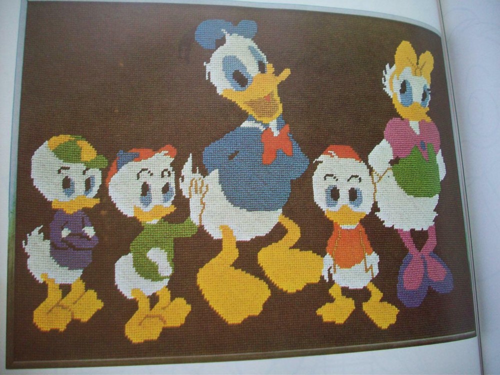 Walt Disney Mickey Mouse characters Needlepoint craft patterns