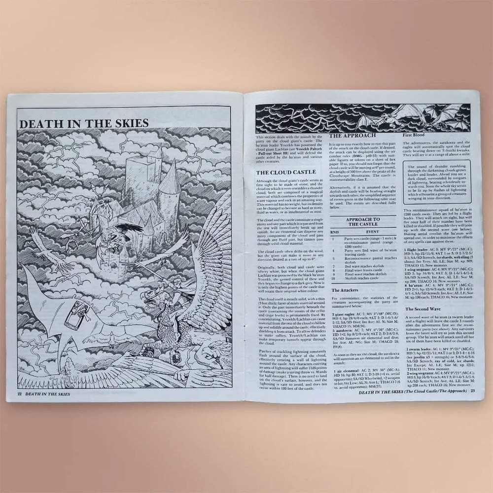 Dark Clouds Gather UK7 9151 Advanced Dungeons & Dragons 1e