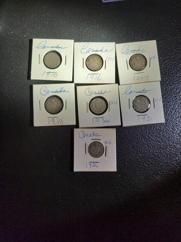 #7 CANADA 10CENT LOT #8152
