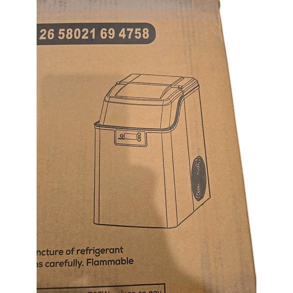 Portable Ice Maker: Fast & Self-Cleaning (Black),