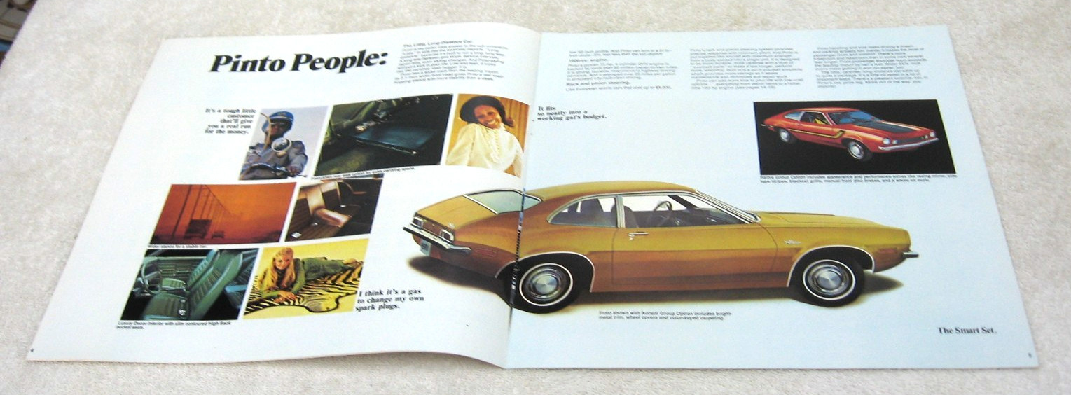 1971 FORD MUSTANG MAVERICK TORINO PINTO BROCHURE 16PG ORIGINAL