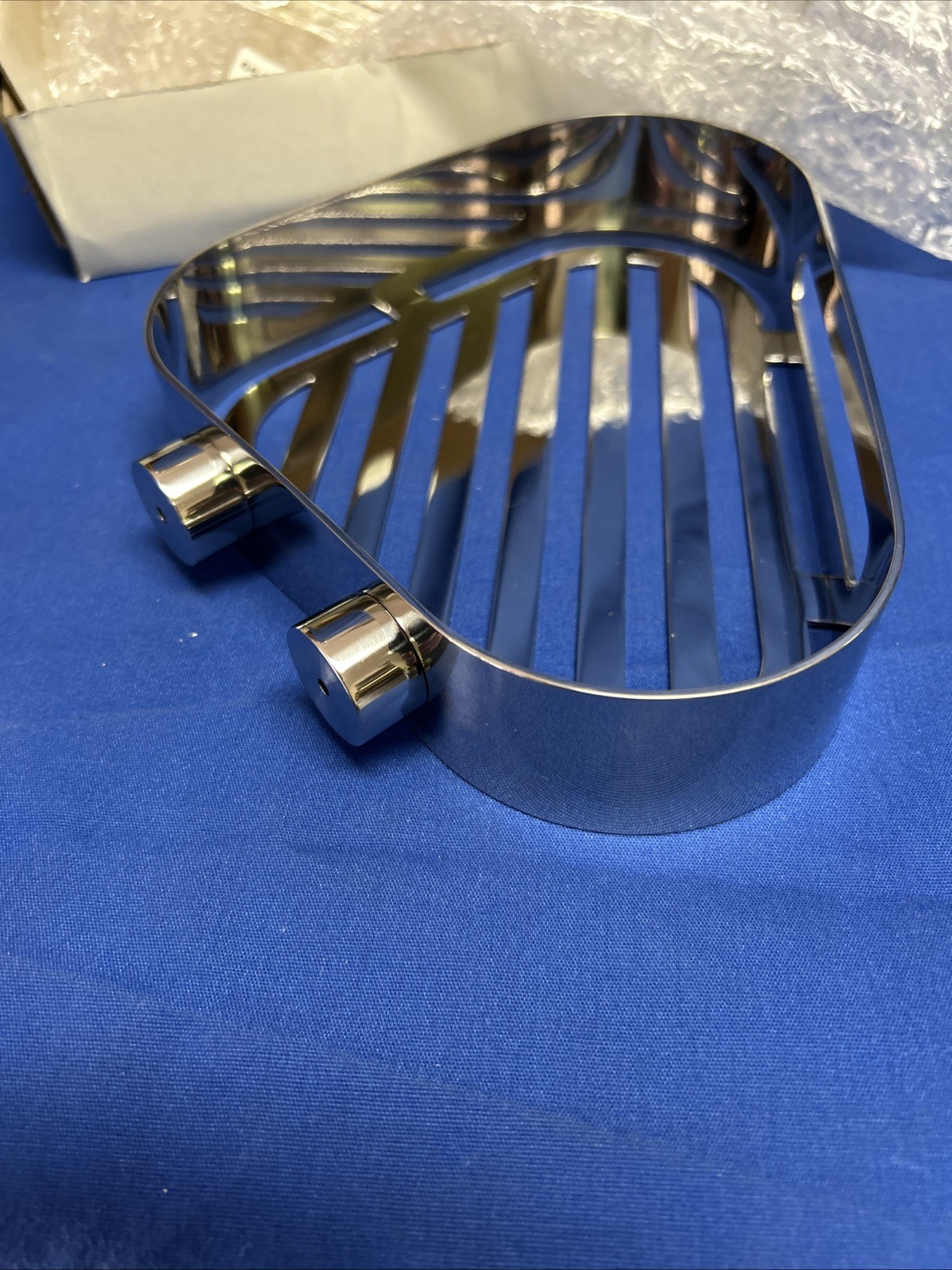 Sonia 141517 8.875" Wall Mount Corner Shower Wire Basket in Polished Stainless