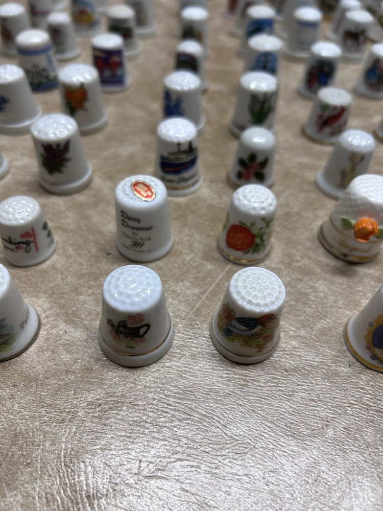 180 Vintage Thimbles Lot