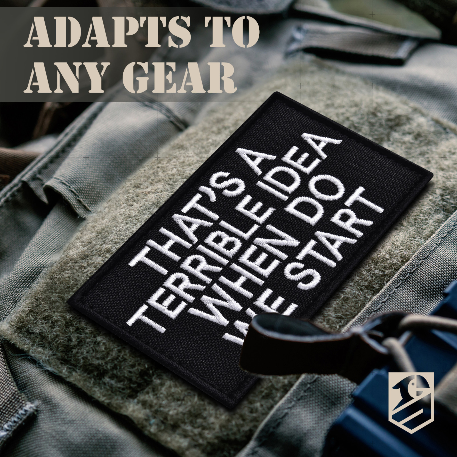 2pcs That’s a Terrible Idea When Do We Start Patch Funny Tactical Morale Patches