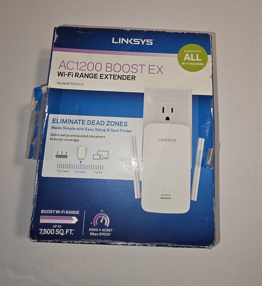 Linksys - RE6400 - Boost Ex Wi-Fi Range Extender