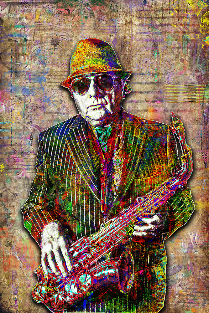 Van Morrison 8x10in Poster, VAN MORRISON Music Print Art Free Shipping US