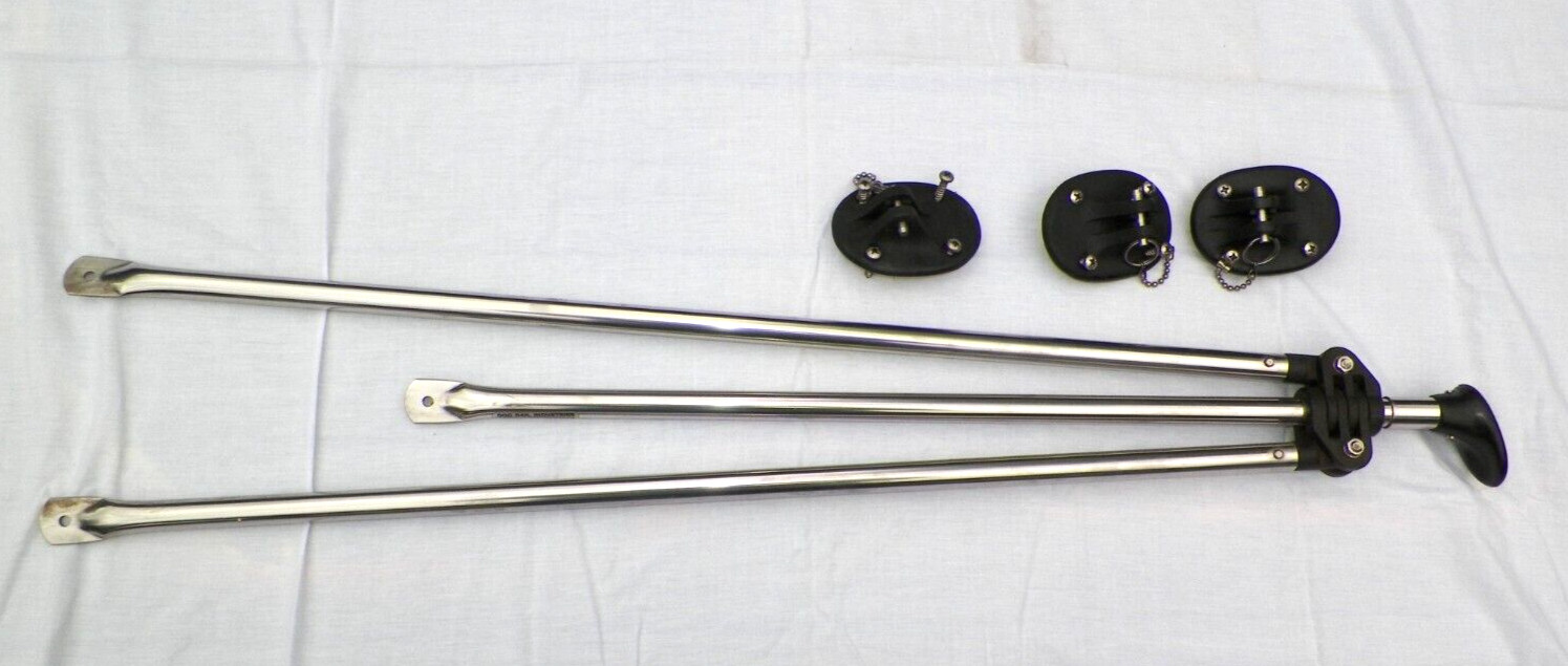 Water Ski Pylon Pole Tripod Stainless Steel With Hardware