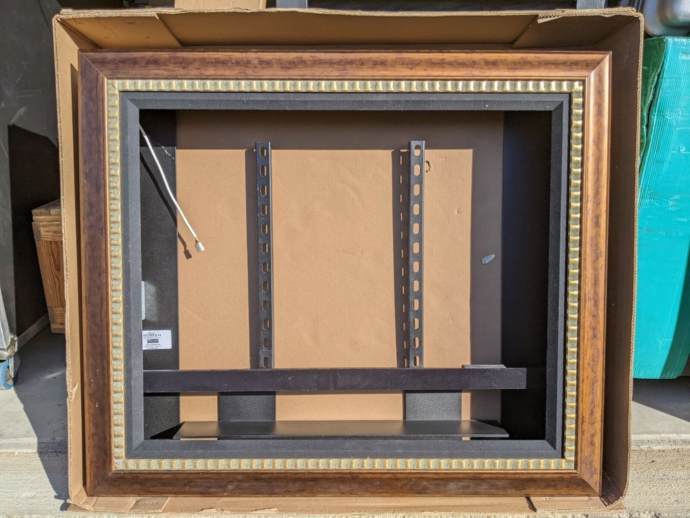 Vutec Soundscape 42" Recessed 360 Motorized Art Screen System Flat Panel Display
